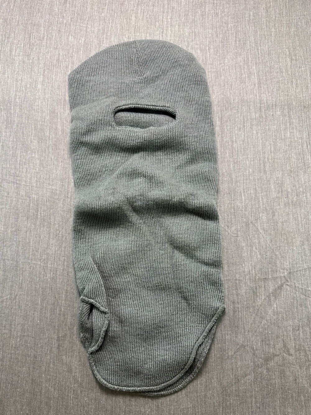 US Military issued Foliage Green Extreme Cold Weather Balaclava Hood Wool Blend